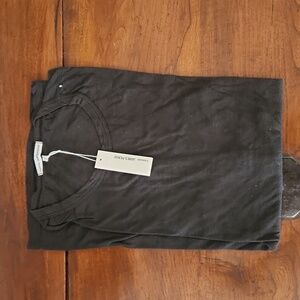 NWT James Perse Men's Black Short Sleeve t- shirt, sz 2/M